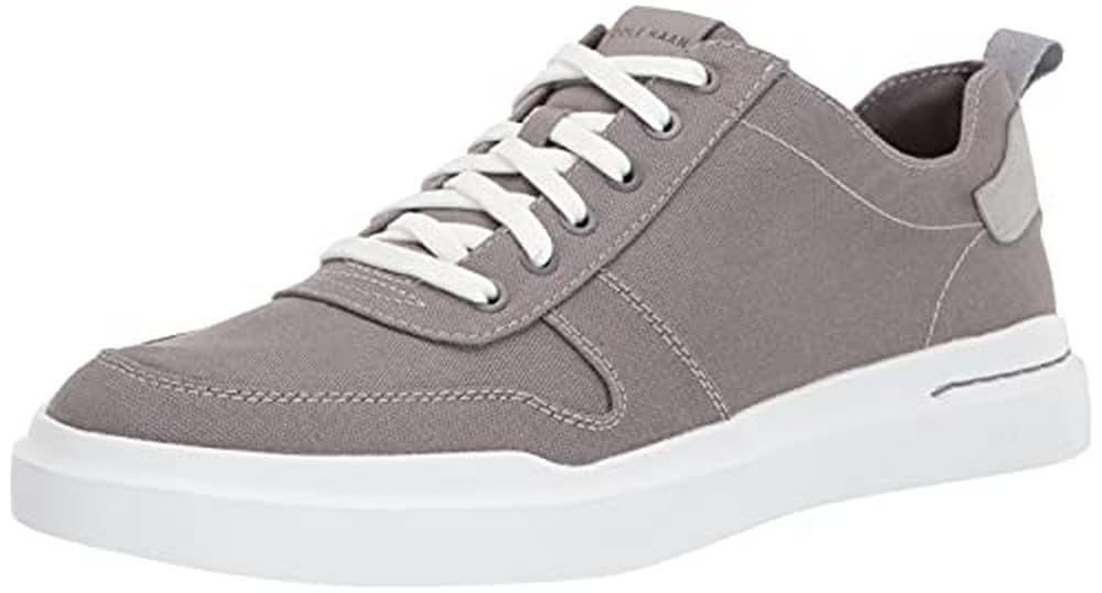 Cole Haan mens Grandpro Rally Canvas Court Sneaker, Stormcloud Canvas/Sleet, 8 Wide US Image