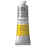 Winsor & Newton Griffin Alkyd Fast Drying Oil Colour Paint, 37ml tube, Cadmium Yellow Light Hue