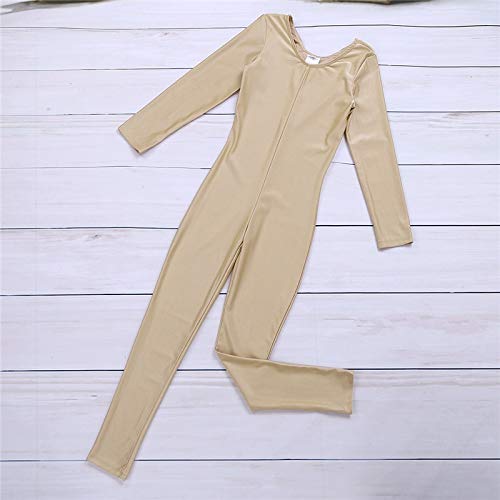 HeroStore Ballet Gymnastics Unitard Girls Long Sleeve Full Body Leotard Dance Catsuit Bodysuit Lycra Dancewear Skin Tight for Girl
