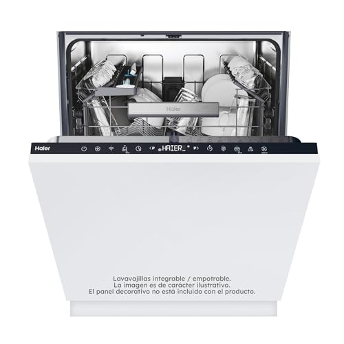 Lavavajillas Integrable 60 cm 14 Servicios - Washlens Plus, Clase C, 44 dB, WiFi hOn, Motor Inverter, ABT Antibacterias, 10 Programas, Smart AI, AquaStop, Apertura Automática, XI 4C4S0SB