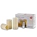 Kohree Real Wax Flameless Candles Battery Operated Led Candles Lights Remote Control Candles with Timer (Pack of 3)