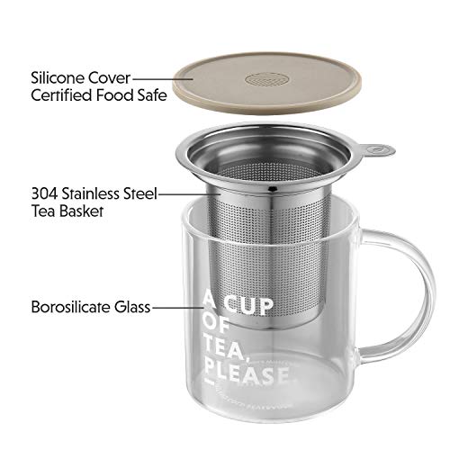 buydeem kettle (Glass Mug with Infuser)
