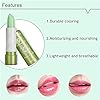 Moisturizing Lip Balm, Color Changing Lip Gloss Lipstick Beauty Tool Aloe Vera Lip Care Balm 3.5g