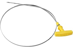 BUYINHOUSE Engine Oil Level Dipstick Indicator for Dodge Ram 1500 2500 3500 5.2 & 5.9 V8 Gas 53020928 1997-2002