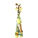 Here Fashion Baby Infant Plush Giraffe Animal Stroller Rattle Hanging Teether Toy Developmental Interactive Toy Soft Handbells for Crib, High Chair and Car Seat