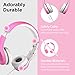 New! LilGadgets Connect+ Style Kids Premium Volume Limited Wired Headphones with SharePort (Children, Toddlers) – Pinkthumb 3