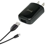 Charger KIT for Google Nexus 9 Tablet that's portable and powers up quick! (BLACK / 12W / 800ma-1A)