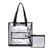 Clear Bag Set Tote and Pouch Combo - 12