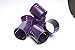 Diane 3-Inch Magnetic Hair Rollers, Secure Hold for Curls and Volume, Ideal for Styling with Pins, Picks, or Clips, Easy to Clean and Maintain, Purple, 6 Count