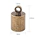 Pandahall 50pcs Antique Bronze Brass Glue-in Style Necklace Cord Crimp End Caps