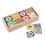 Melissa & Doug Self-Correcting Wooden Number