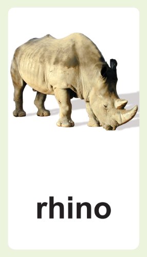 Animal Flash Cards with Fun Facts with Spanish and French Translations for each Animal By Flash of Brilliance