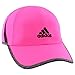 adidas Women's Adizero Ii Cap, Shock Pink/Dark Grey Heather/Black, One Size