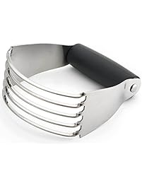 Spring Chef Dough Blender, Top Professional Pastry Cutter with Heavy Duty Stainless Steel Blades, Medium Size