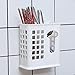 Chopsticks and Straw Holder Dishwasher Basket | Chopsticks Basket for Washing, Drying, Storing also Use as Storage Stand for Spoon Knife Fork Case And Other Small Cutlery Utensil - White