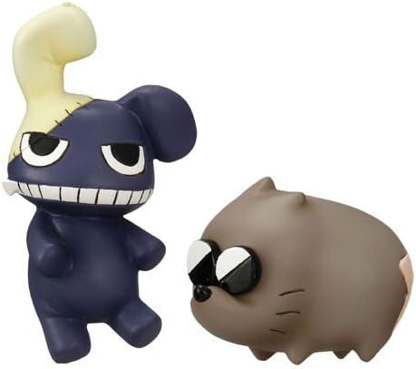 Official Eyeup Gurren Lagann Mini Figure Cell Phone Strap with Loop - 2" Buta & Yakuza Usagi (Japanese Import) by Eye-up
