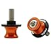 2pcs 10MM M10 X1.25 Motorcycle Swing arm Sliders Spools CNC Swing Arm Stand Screw for Duke 125 200 2012-2015 Duke 390 2013-2015 (Orange)