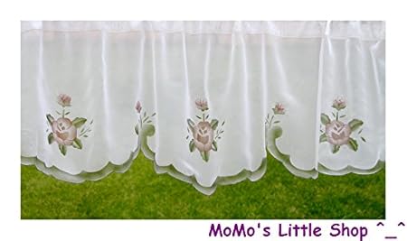 Curtain Blind Accessories Flowered Pattern Window Curtain Net