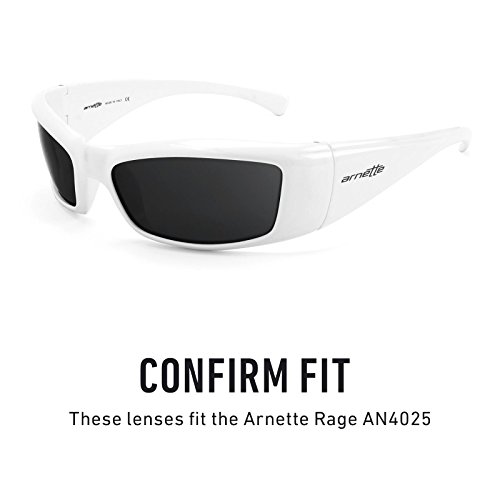 Revant Replacement Lenses for Arnette Rage AN4025 Elite Eclipse Grey Photochromic
