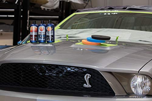 303 PRODUCTS COMPOUND – REMOVES PAINT DEFECTS AND RESTORES CLARITY – REMOVES OXIDATION AND SWIRLS – RESTORES SURFACE CLARITY – REMOVES 1500 GRIT SCRATCHES (STEP 1), 12 FL. OZ. (30705)