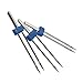 DIAOSnx 3 Pcs Sewing Machine Double Needle (Size 2.0/90 3.0/90 4.0/90) & 9 Groove Pintuck Presser Foot