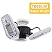 hunhun LED Garage Lights, Deformable LED Garage Ceiling Lights 7000 Lumens, 60W CRI 80 Led Shop Lights for Garage, Adjustable Garage Lights, Led Garage Lighting (5000K Daylight, 1-Pack)