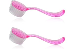 WOLEDOE 2Pcs Hamster Brush and Comb, fit Guinea Pig, Ferrets, Rats, Chinchilla, Bunny - Pink