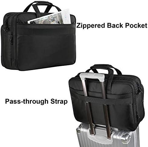 17 Inch Laptop Bag, Large Business Briefcase for Men Women, Taygeer Travel Laptop Case Shoulder Bag, Waterproof Expandable Computer Messenger Bag, Durable Carrying Case Fits 17 in Laptop and Notebook 6 17 Inch Laptop Bag, Large Business Briefcase for Men Women, Taygeer Travel Laptop Case Shoulder Bag, Waterproof Expandable Computer Messenger Bag, Durable Carrying Case Fits 17 in Laptop and Notebook