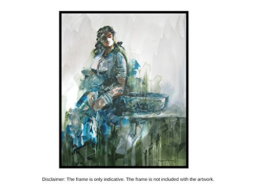 Yakshagana (Acrylic Painting by Kariyappa Hanchinamani): Kariyappa  Hanchinamani: Amazon.in