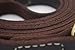 YOOGAO Pet Genuine Leather Dog Training Leash. 4/6 ft Length 3/5 inch Width for Medium and Large Dogs.(6 feet)