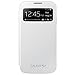 Samsung Galaxy S4 S-View Flip Cover Folio Case (White)