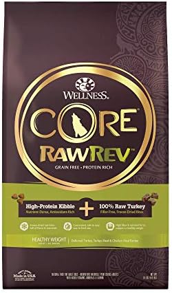 wellness core raw dog food