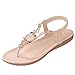 Tsmile ღwomen Sandals❀Ladies Summer Rhinestone Owl Sweet Sandals Fashion Clip Toe Sandals Beach Shoes