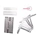 Domybest 13 pcs Premium Luthier Tools Set-Pin Puller Keychain,Double Sided Gauge Ruler,9pcs Stainless Steel Understring Radius Gauges,2 Protector Guards