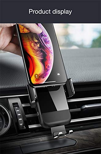 Lywey Air Vent Gravity Linkage Qi Wireless Charging Holder for Samsung Galaxy S10 S10+ for iPhone Xs MAX XR X 8P