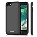 Feob Battery Case for iPhone 8/7, HI8P67B2 Upgraded 6000mAh Rechargeable Portable Charger Case Extended Battery Pack for Apple iPhone 8 & iPhone 7 Protective Charging Case (4.7 inch)- Black