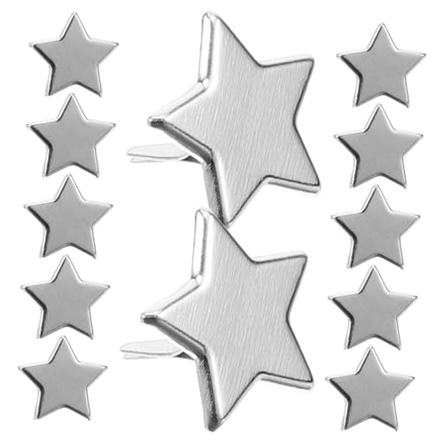 SEWACC 100pcs Metal Brads for DIY Crafts Smooth Edged Fasteners for Scrapbooking Safe Split Pins for Handicraft Projects and Decoration