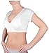 CAV-7: Womens Vee Crop Top Undershirt Camisole: Maximum Sweat-Proof Armpit Pads