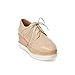Latasa Women's Handmade Fashion Lace-up Platform Shoes, Wedge Shoes, Oxfords Shoes