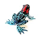 1 X Lampwork COLLECTIBLE MINIATURE HAND BLOWN Art GLASS New Magic Frog FIGURINE