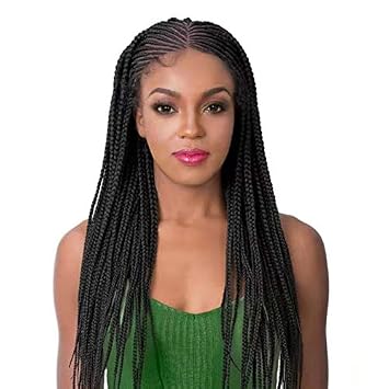 Amazon Com Vella Hair Long Braided Hair Synthetic Lace Front