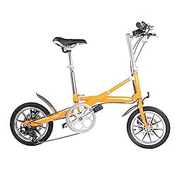 XM&LZ 16 Inch Aluminum Folding Bike,7 Variable