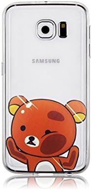Rilakumma Galaxy S6 Case, Popjoy - Light, flexibile, clear TPU case w/ premium designs