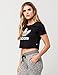 adidas Originals Women's Slim Crop Tee, black, S