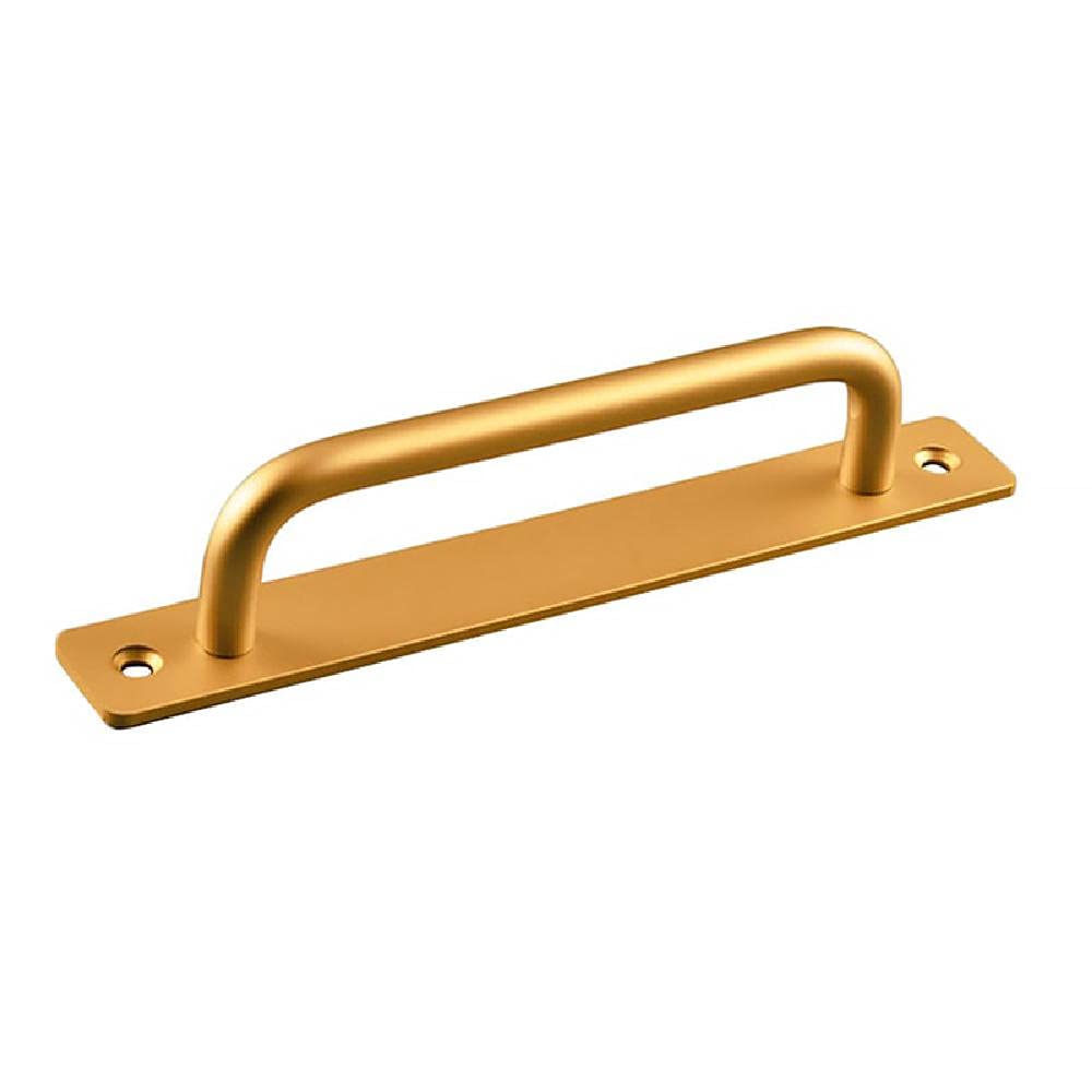 ExcInter Sliding Door Pull Handle,1 Pcs Gold 150mm Length Aluminium Alloy Safety Stylish Door Handle for Sliding Barn Door Window Cabinet Hardware Bathrooms