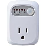 TEKLECTRIC Indoor Auto Shut Off for Curling Iron Hair Straightener Countdown Phone Charger Timer Safety Outlet Conserve Socke