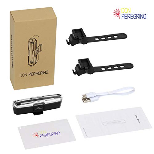 image for DON PEREGRINO B1 110 Lumens High Brightness Red Rear Bike Light, Power