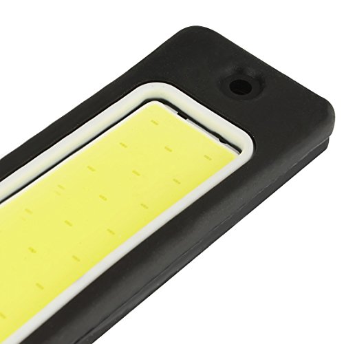 DRL Led Strip SAFEGO 2 Piece High Power 8W 19CM 6000K Led COB Waterproof Aluminum Xennon Slim Daylight Driving LED Daytime Running Light for All Vehicles with 12V Power,White ...
