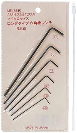 Amazon Ash マイクロサイズロング六角棒レンチセット6本組 Mels610 六角棒レンチ
