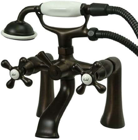 Kingston Brass Ks268orb Victorian 7 Inch Deck Mount Tub And Shower